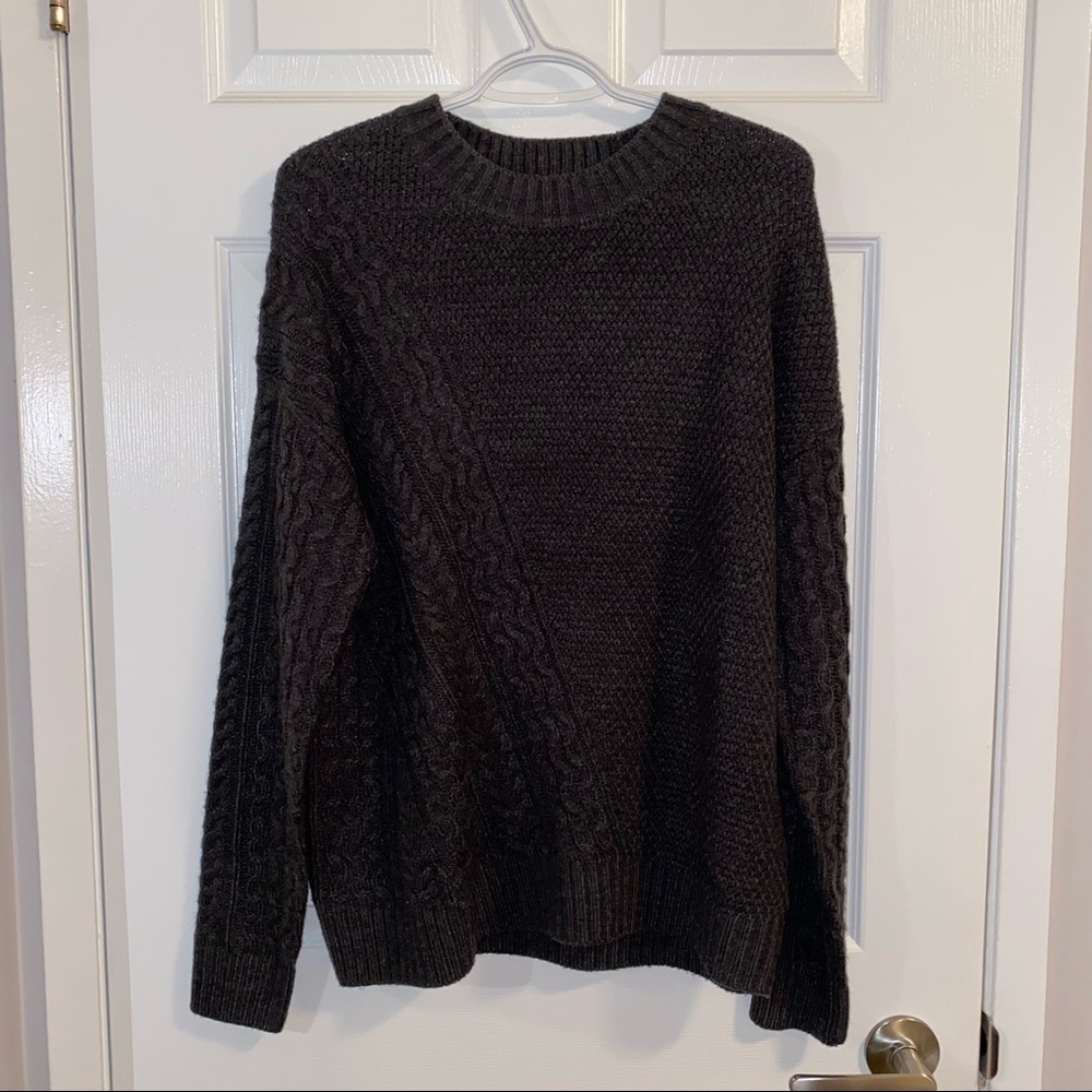 Joe Fresh grey sweater, large - Picture 2 of 5